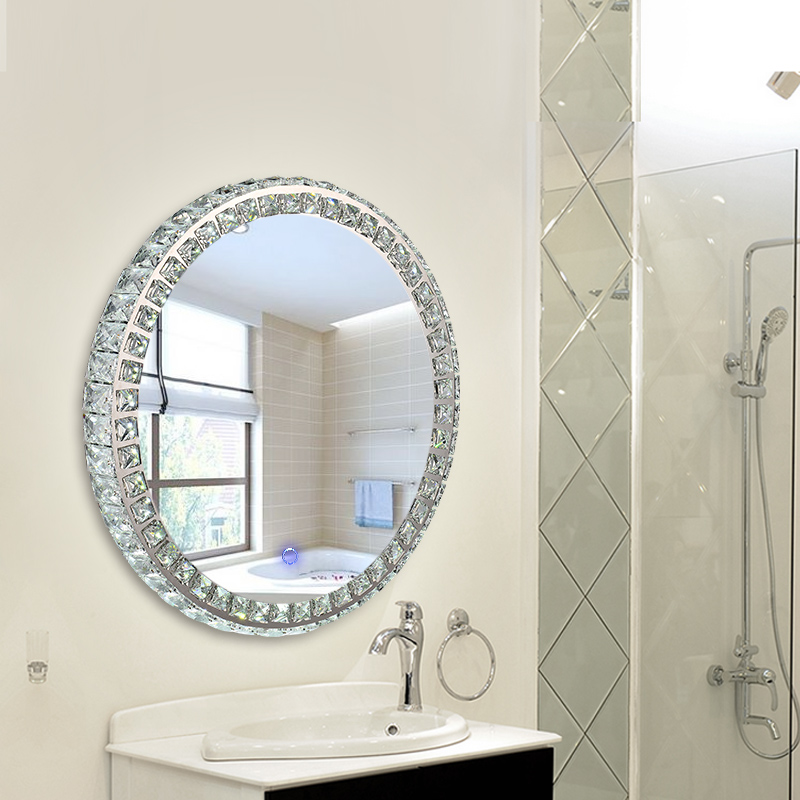 现代水晶浴室镜 6002