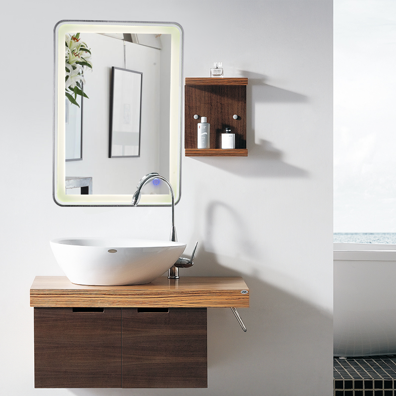 现代铝材浴室镜 2019方形